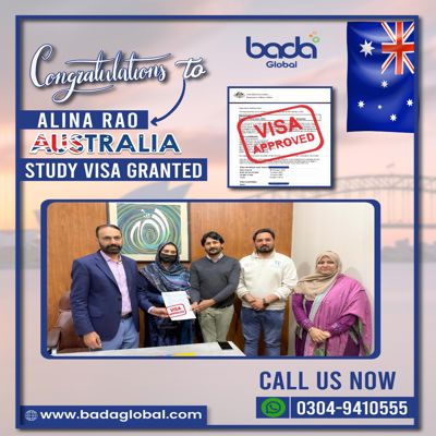 Congratulations to Alina Rao on her Australia Study Visa Grant 